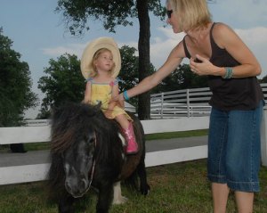 Girl on mini