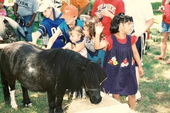 Group of children with Bitty Group of children with Bitty