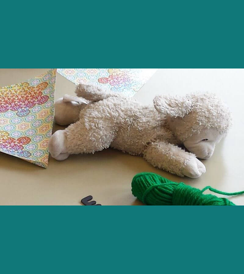 Lambie - stuffed lamb