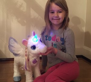 Carolyn & her unicorn Star Lily