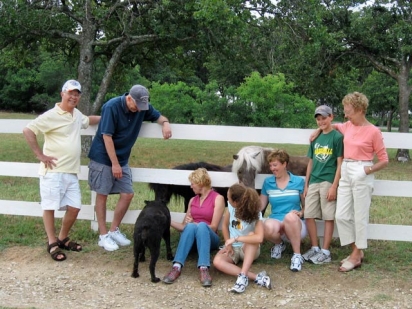 North Carolina Fan Club - Human and dog fans with Itty and Bitty